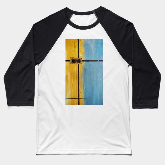 Abstract Lines Baseball T-Shirt by JUST BUDDY